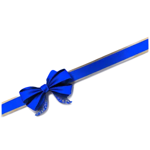 Royal Blue Gift Bow Png Fnv PNG Image