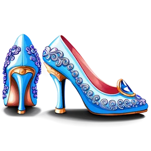 Royal Cinderella Footwear Png Xjl PNG Image