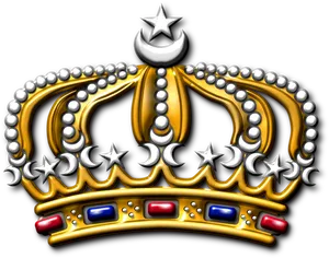 Royal Crown Graphic PNG Image