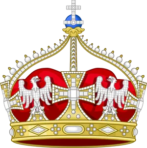 Royal Crown Illustration PNG Image