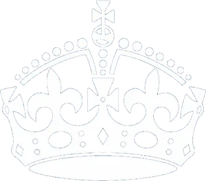 Royal Crown Silhouette PNG Image