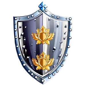 Royal Shield Vector Png Ded PNG Image