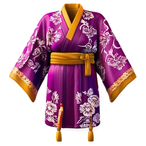 Royal Silk Kimono Png 5 PNG Image