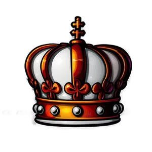 Royal White Crown Illustration Png 84 PNG Image