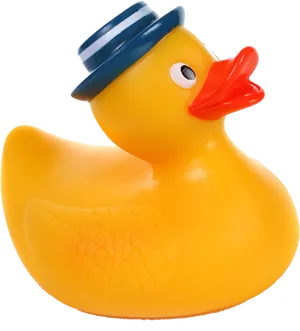 Rubber Duck With Hat PNG Image