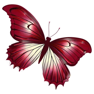 Ruby Red Butterfly Design Png Cwq PNG Image