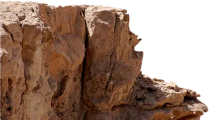 Rugged Cliff Edge Texture PNG Image