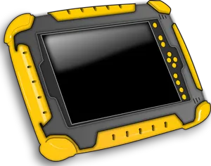 Rugged Industrial Tablet PNG Image