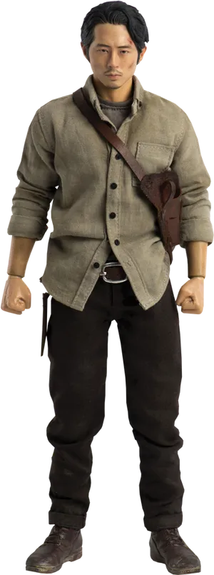 Rugged Outdoorsman Figure PNG Image