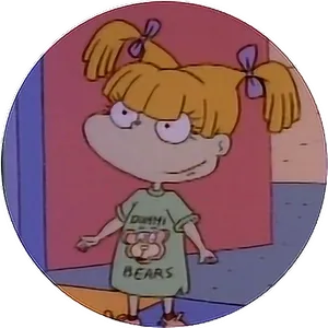 Rugrats Character Angelica Pickle Standing PNG Image