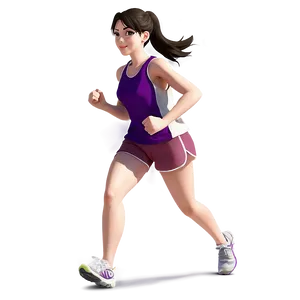 Running Anime Character Png 06252024 PNG Image