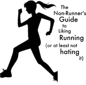 Running Enthusiasm Guide Silhouette PNG Image