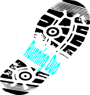 Running Shoe Printwith Text PNG Image