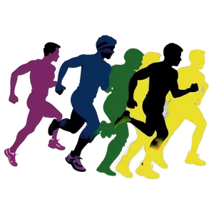 Running Silhouette PNG Vat27 PNG