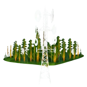 Rural Cell Tower Png Clw24 PNG Image