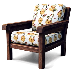 Rustic Armchair Illustration Png 70 PNG Image