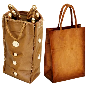 Rustic Brown Bag Png 06282024 PNG Image