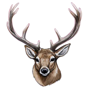 Rustic Buck Sketch Png 26 PNG Image