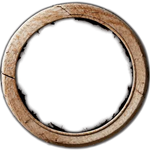 Rustic Circle Frame Png Vbw PNG Image