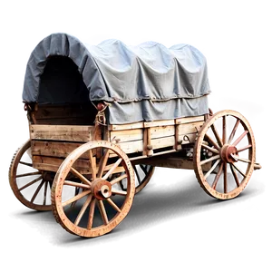 Rustic Covered Wagon Picture Png Glb PNG Image