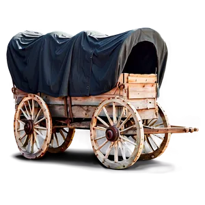 Rustic Covered Wagon Picture Png Kws10 PNG Image