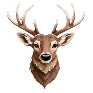 Rustic Deer Head Drawing Png 06212024 PNG Image