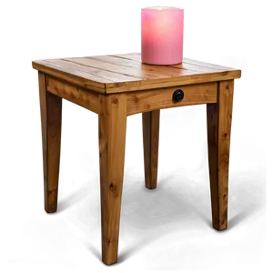 Rustic End Table Png 06292024 PNG Image