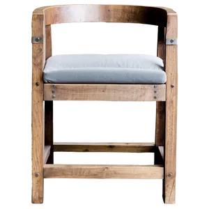 Rustic Farmhouse Barstool Png Jlv PNG Image