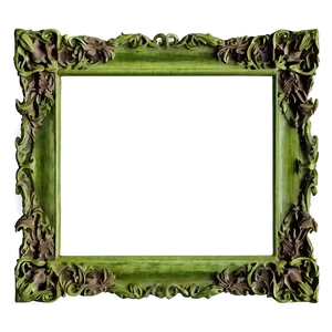 Rustic Green Frame Png 06262024 PNG Image