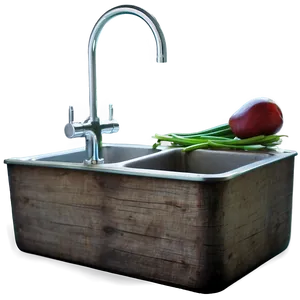 Rustic Kitchen Sink Png 80 PNG Image