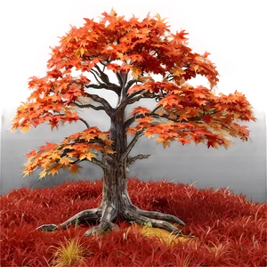 Rustic Maple Tree Landscape Png Udm PNG Image