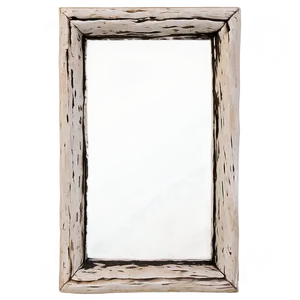 Rustic Mirror Frame Png 06212024 PNG Image