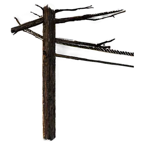 Rustic Telephone Pole Png Ims PNG Image