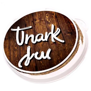 Rustic Thank You Stickers Png Sil PNG Image