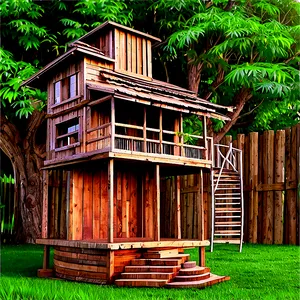 Rustic Tree House Png Tdu12 PNG Image