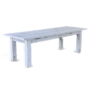 Rustic White Table Png 17 PNG Image