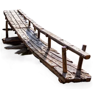 Rustic Wooden Bridge Png Xdy PNG Image