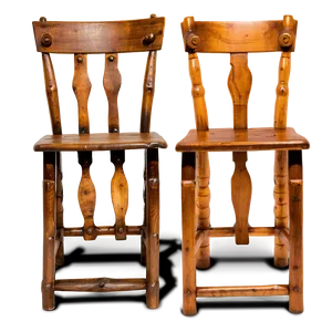 Rustic Wooden Chair Png 06262024 PNG Image