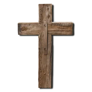 Rustic Wooden Cross Png 05252024 PNG Image