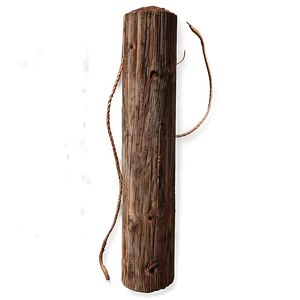 Rustic Wooden Post Png Qvh35 PNG Image