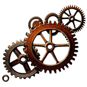 Rusty Gears Png 53 PNG Image