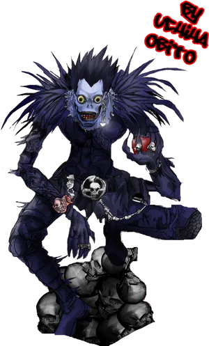 Ryuk Death Note Anime Character PNG Image