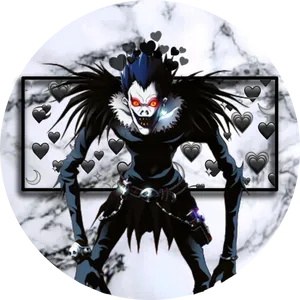 Ryuk Death Note Anime Character PNG Image