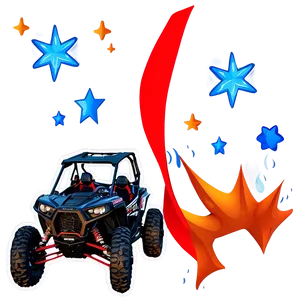 Rzr Under The Stars Camping Png Drt PNG Image