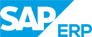 S A P E R P Logo Blue Background PNG Image