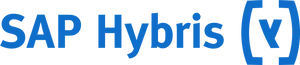 S A P Hybris Logo Blue Background PNG Image