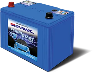 S F Sonic Car Battery PNG Image