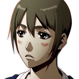 Sad Anime Character Crying Png Ggk PNG Image