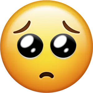 Sad Face Emoji Expression PNG Image