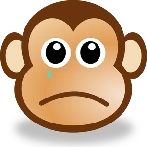 Sad_ Monkey_ Emoji_ Tear.png PNG Image